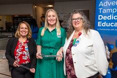 AHU leaders with AdventHealth Tampa's Chief Nursing Officer