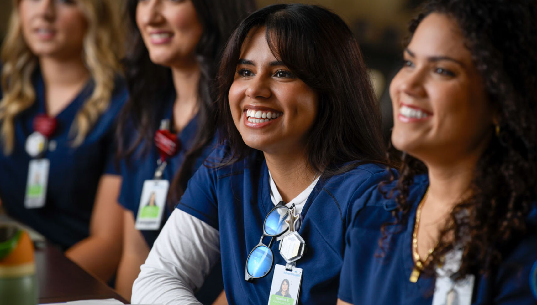 Imaging students smiling in classroom